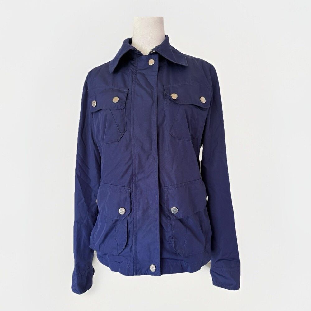Lauren Ralph Lauren Jacket Women Size PS Navy Blue Full Zipper